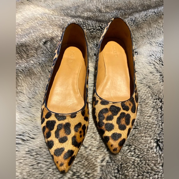 J CREW Leopard Print Flats in size 9 - brand new! - Picture 2 of 3